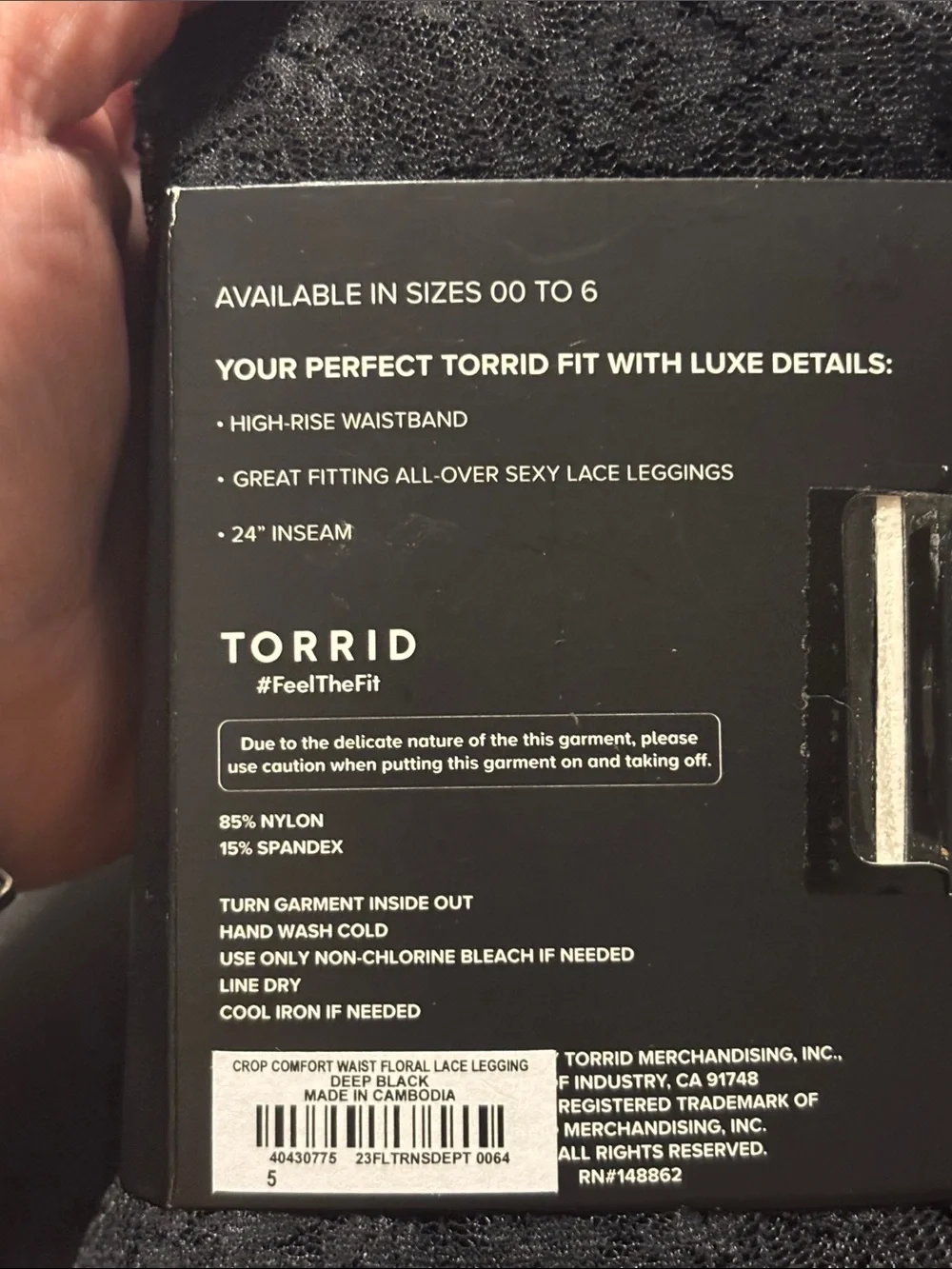 torrid new packaging